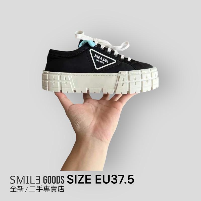 [SMILE] prada 三角標 黑色 厚底鞋