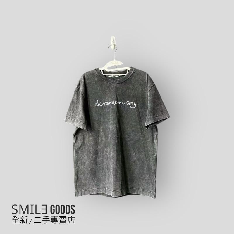 [SMILE] alexander wang 水洗字母logo短袖