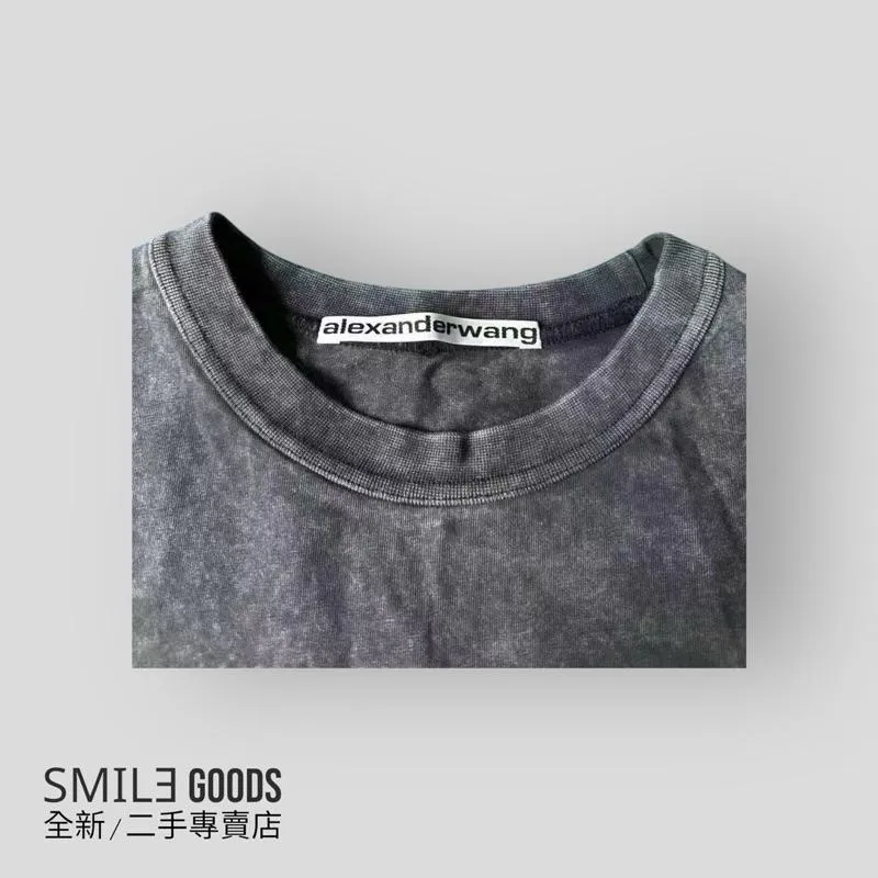 [SMILE] alexander wang 水洗字母logo短袖