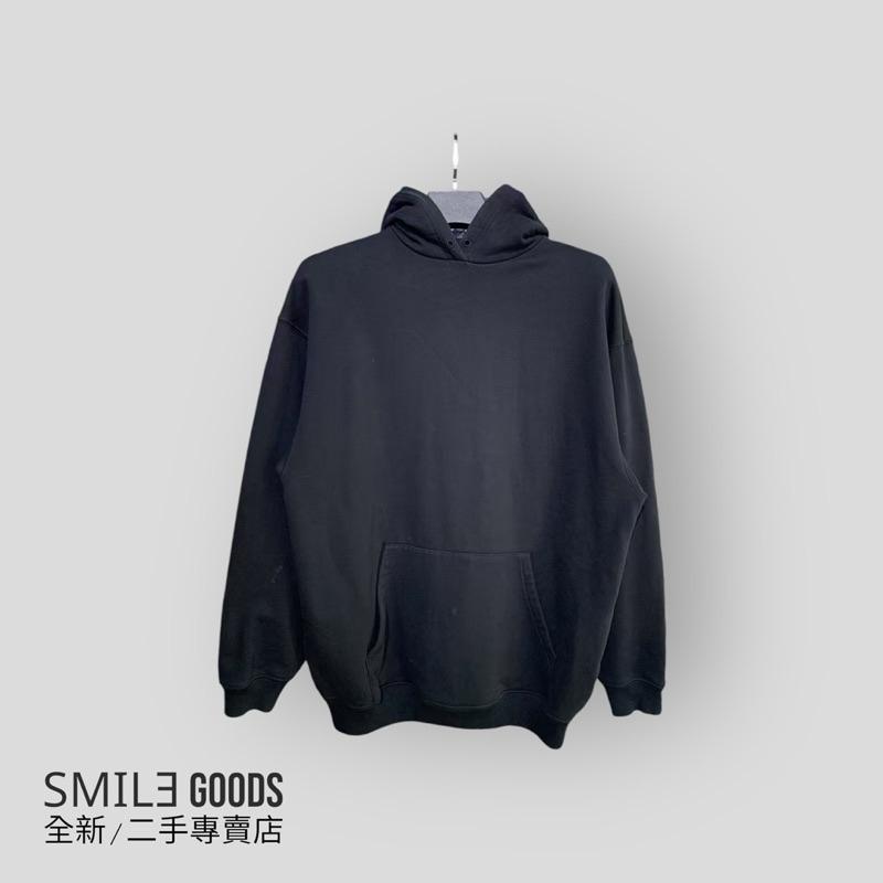 [SMILE] Balenciaga黑色背後字母logo帽衫