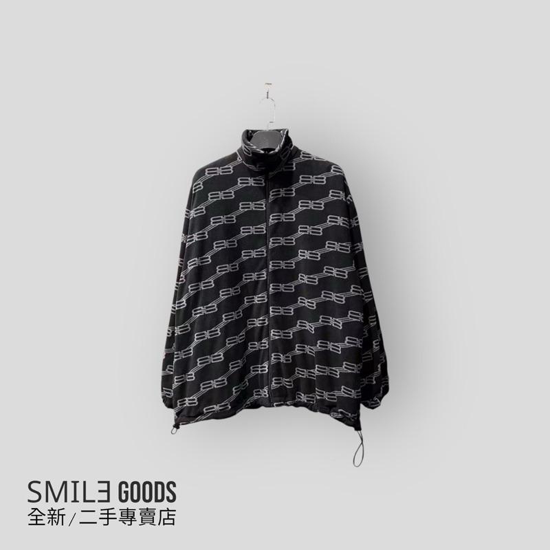 [SMILE] 巴黎世家Balenciaga滿Logo搖粒絨夾克外套