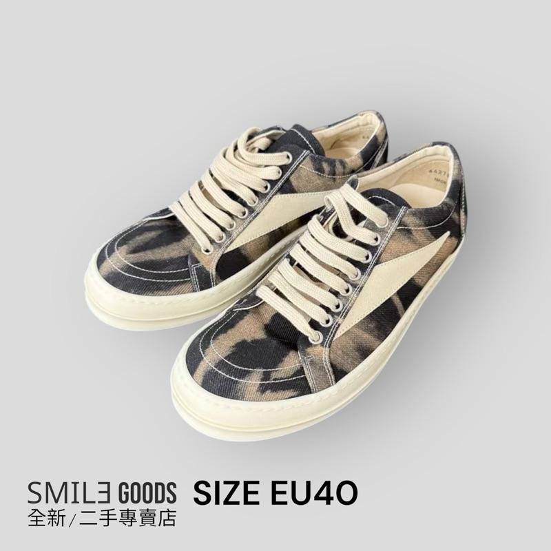 [SMILE] RO RickOwens 24新款 DrksHDW Darkshdw 水洗做舊牛仔布板鞋