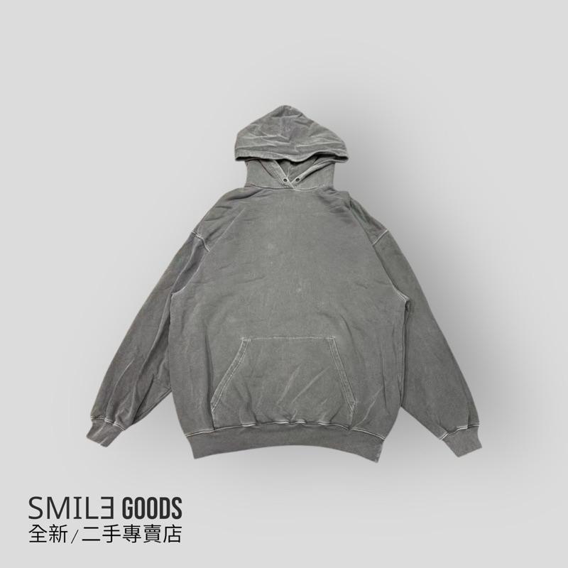 [SMILE] Balenciaga 巴黎世家 水洗灰背後大Logo帽衫衛衣 (客訂賣場)