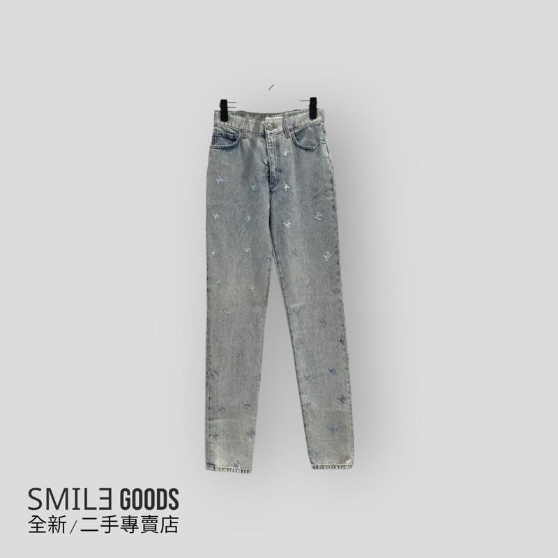 [SMILE] Chanel 亮片logo牛仔褲