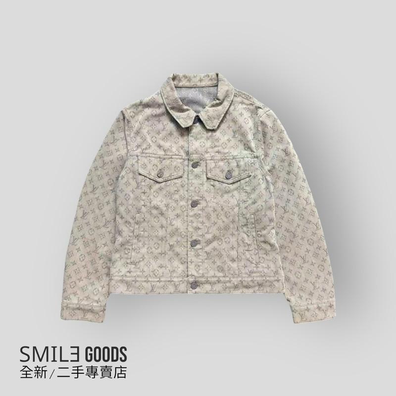 [SMILE] Louis Vuitton Lv灰色老花牛仔外套