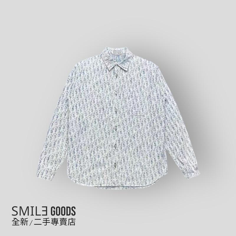 [SMILE] Dior Oblique滿版老花牛仔長袖襯衫