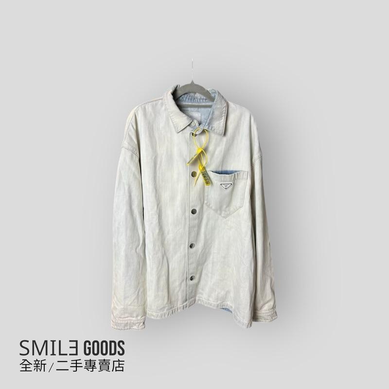 [SMILE] Prada 鐵三角牛仔襯衫