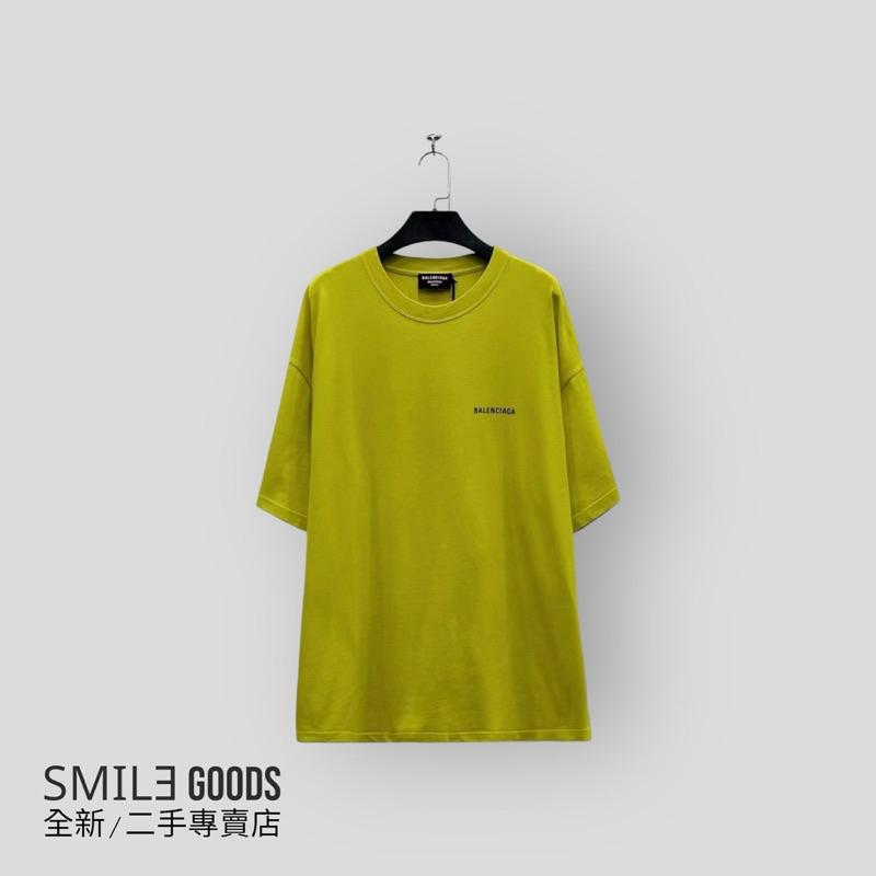 [SMILE] 【Balenciaga】巴黎世家 前後字母logo短袖 黃色