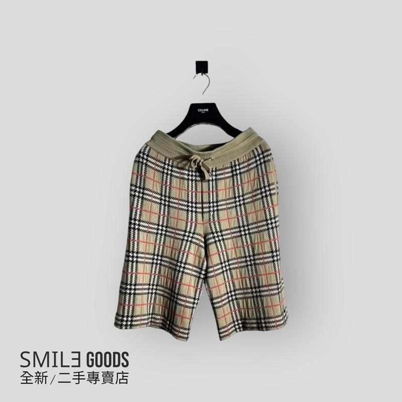 [SMILE] Burberry 羊毛格紋針織短褲