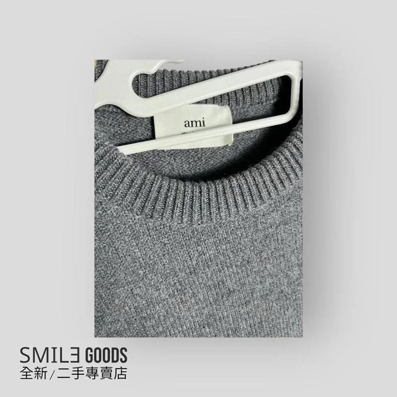 [SMILE] Ami 灰色愛心毛衣