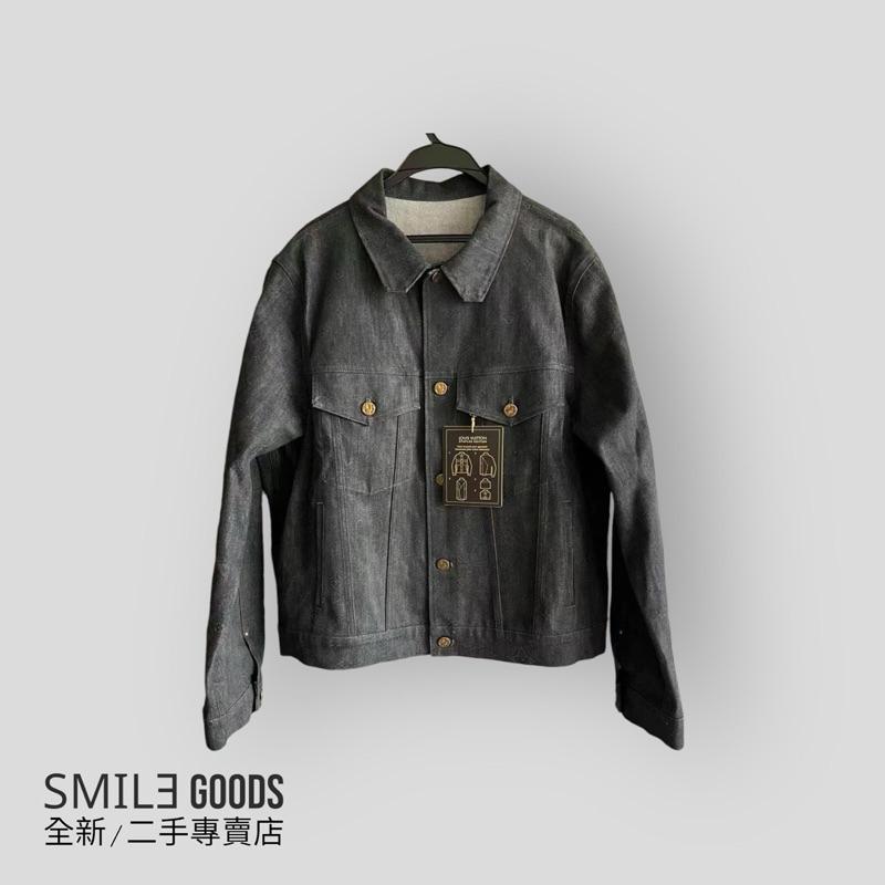[SMILE] LV SS22 暗紋老花滿版logo掛牌牛仔夾克外套