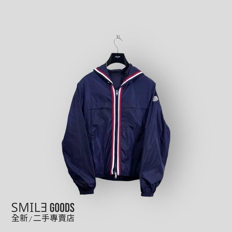 [SMILE] Moncler 藏藍色尼龍衝鋒衣夾克外套
