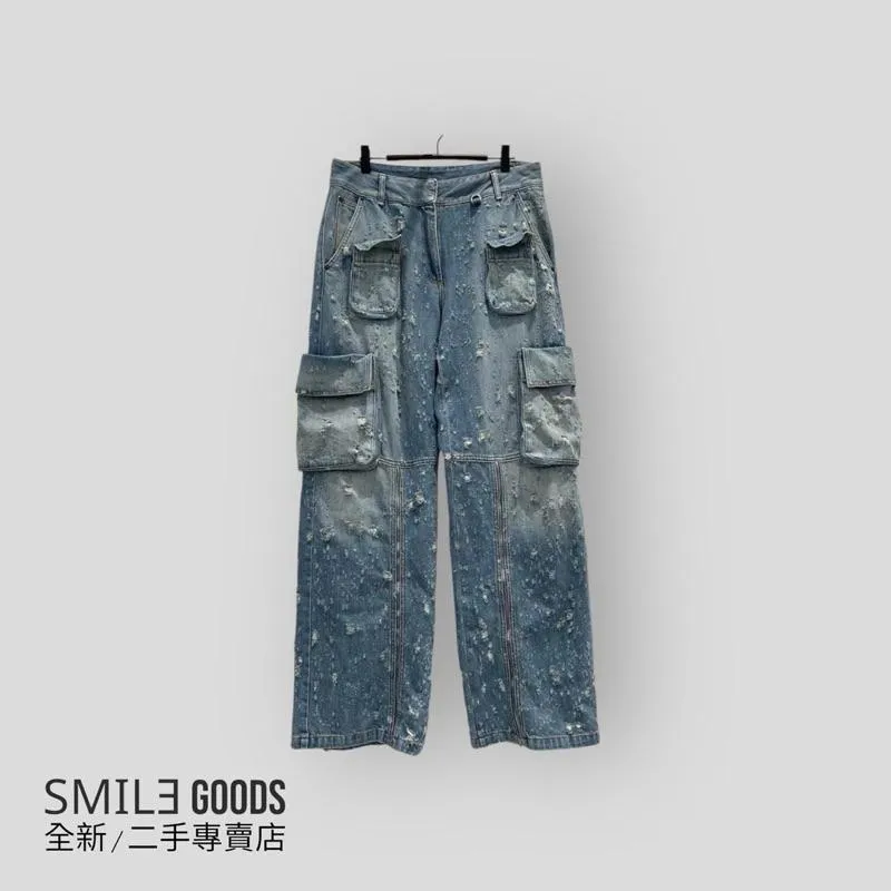 [SMILE] Acne Studios 破壞牛仔工裝褲