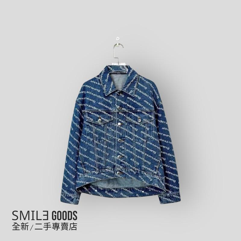 [SMILE] Alexander wang 藍色彈幕滿版牛仔外套
