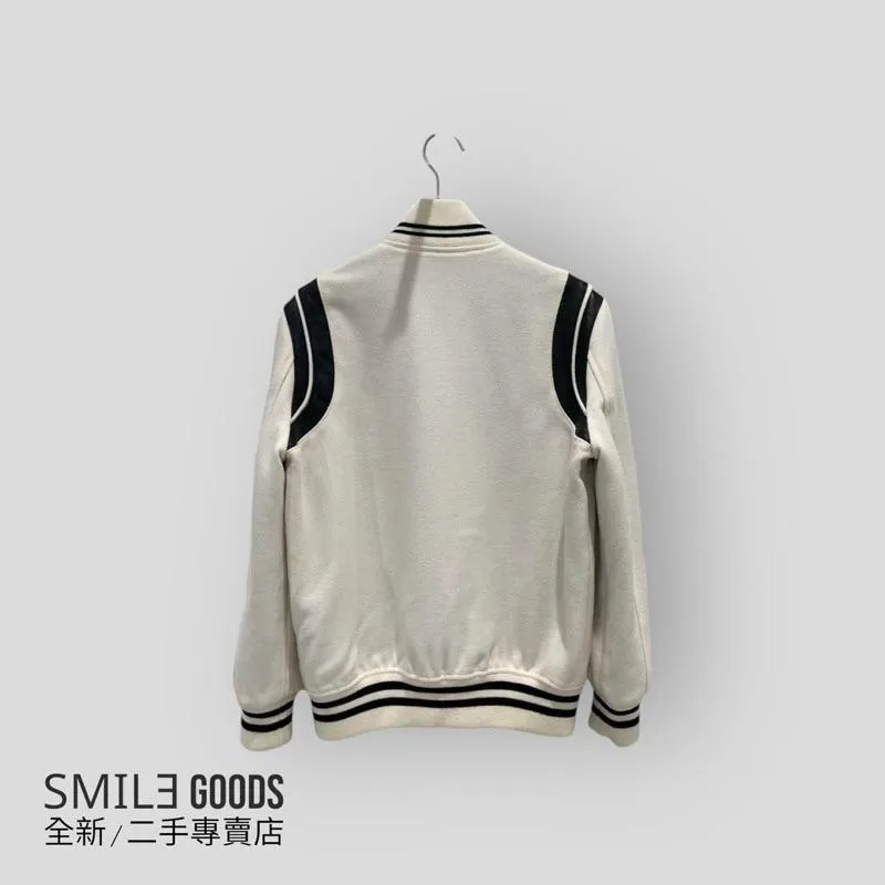 [SMILE] Saint Laurent 白色棒球外套