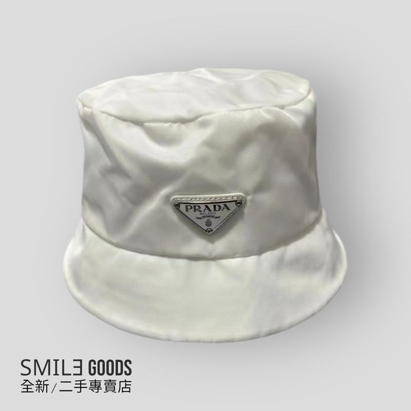 [SMILE] PRADA adidas Re-Nylon白色漁夫帽