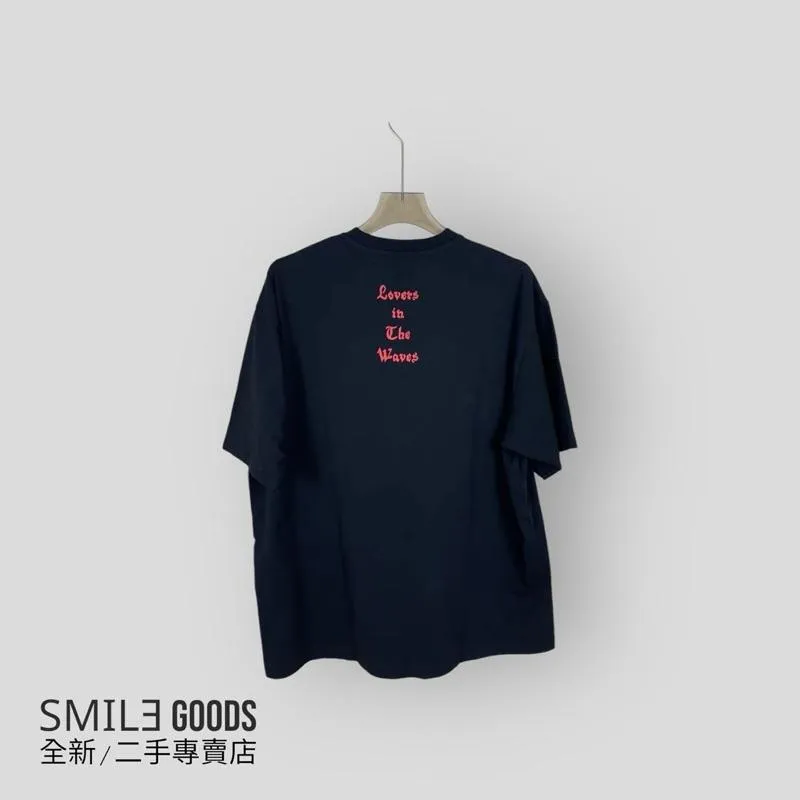 [SMILE] Acne Studios 黑色油畫藝術印花短袖