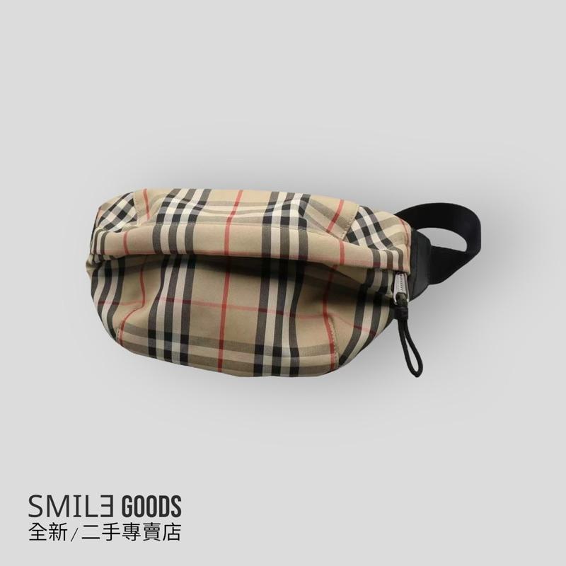 [SMILE] Burberry 條紋格子胸包 腰包