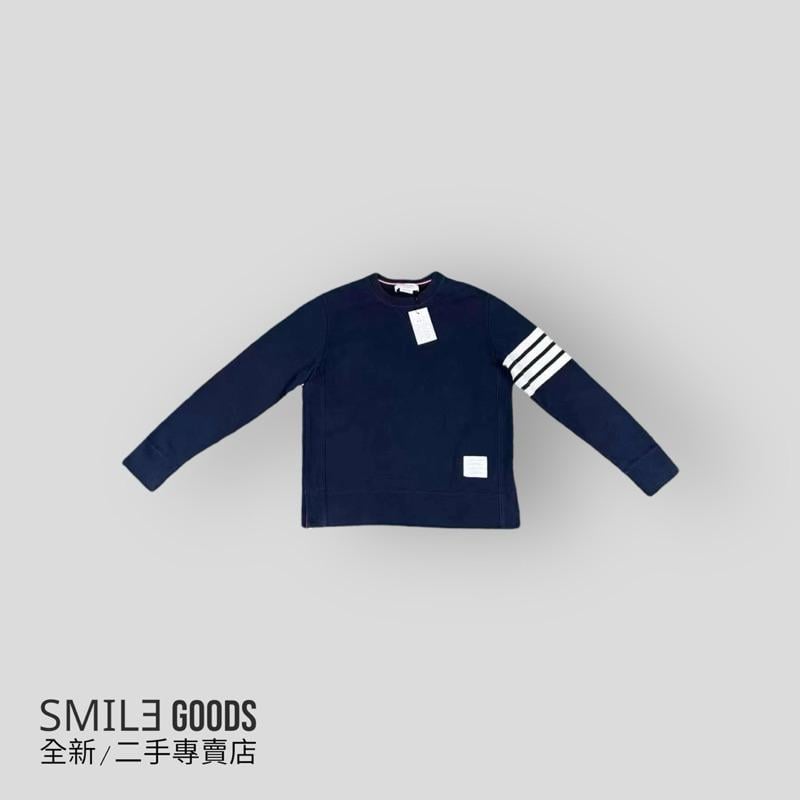 [SMILE] THOM BROWNE TB深藍色針織衛衣