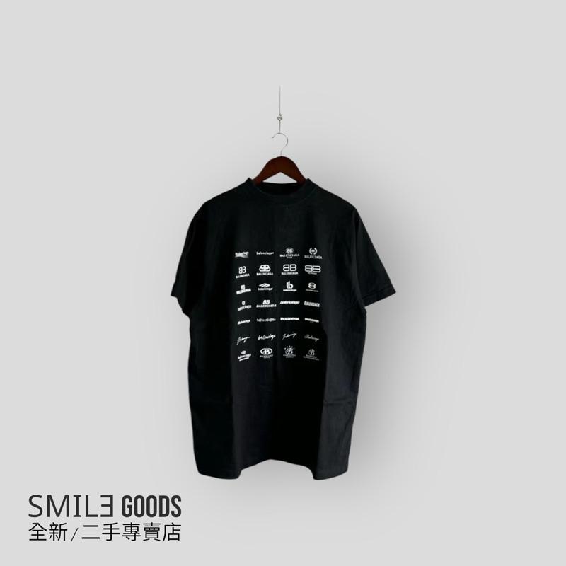 [SMILE] Balenciaga黑色字母logo合集短袖