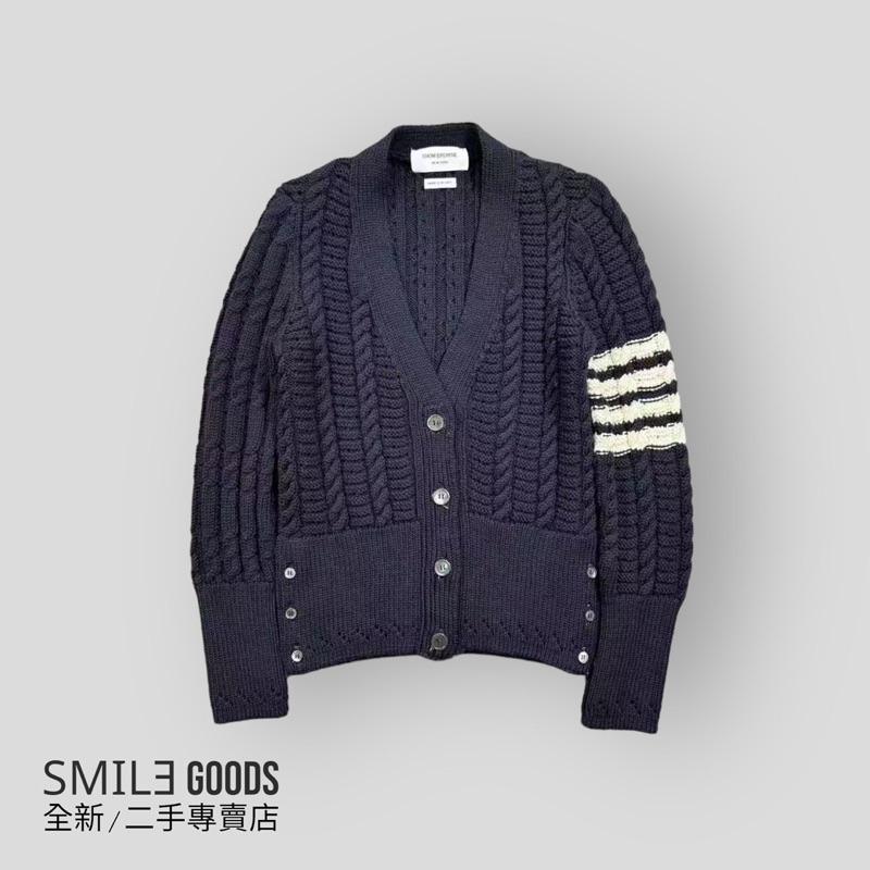 [SMILE] Thom Browne 藍色針織開衫