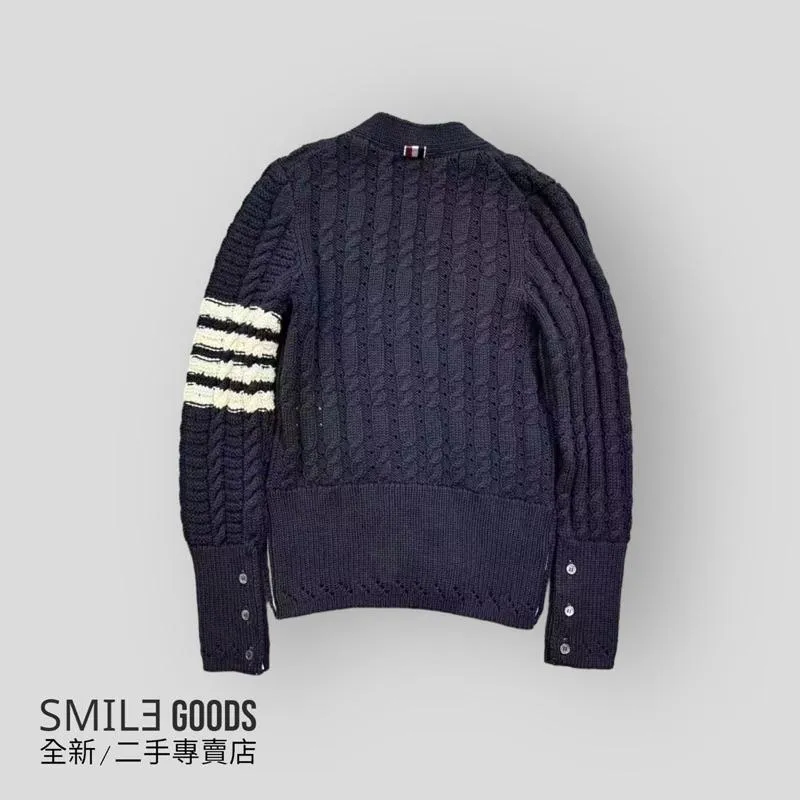 [SMILE] Thom Browne 藍色針織開衫