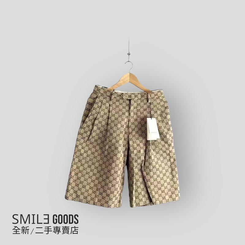 [SMILE] Gucci棕色滿版工裝短褲