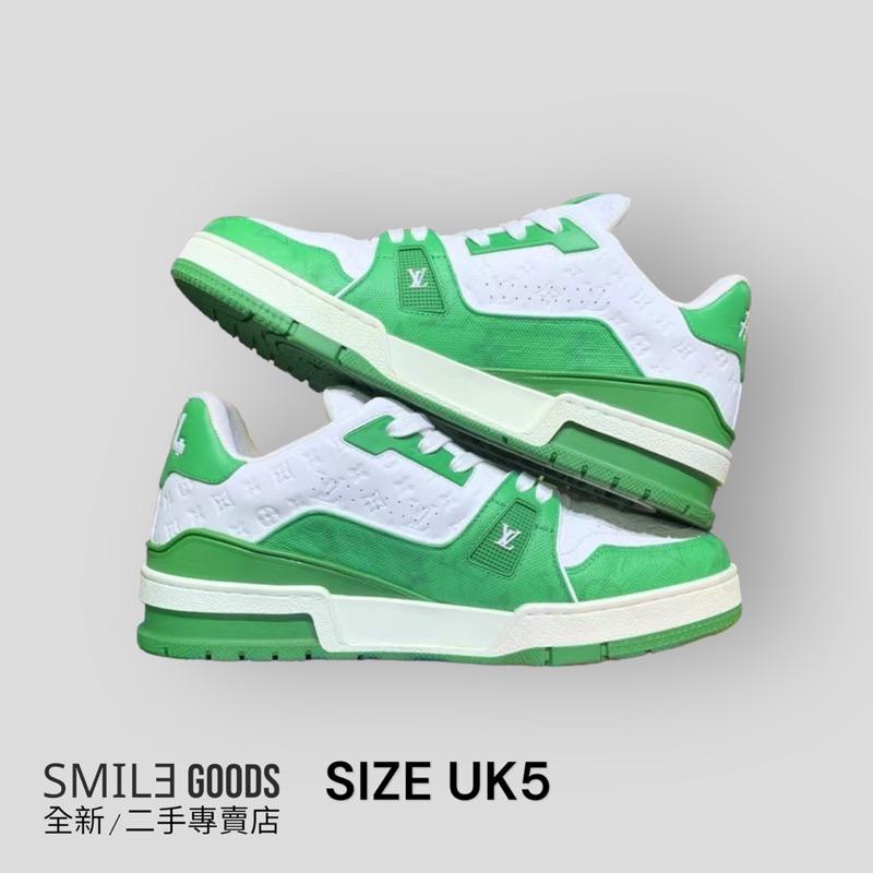 [SMILE] Lv trainer滿版浮雕白綠