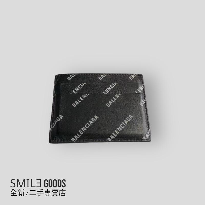 [SMILE] 【BALENCIAGA】黑白滿版雙面卡包/卡夾