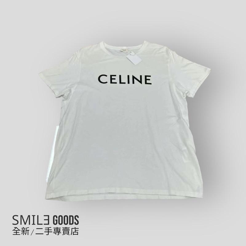 [SMILE] celine經典標白色短袖T恤