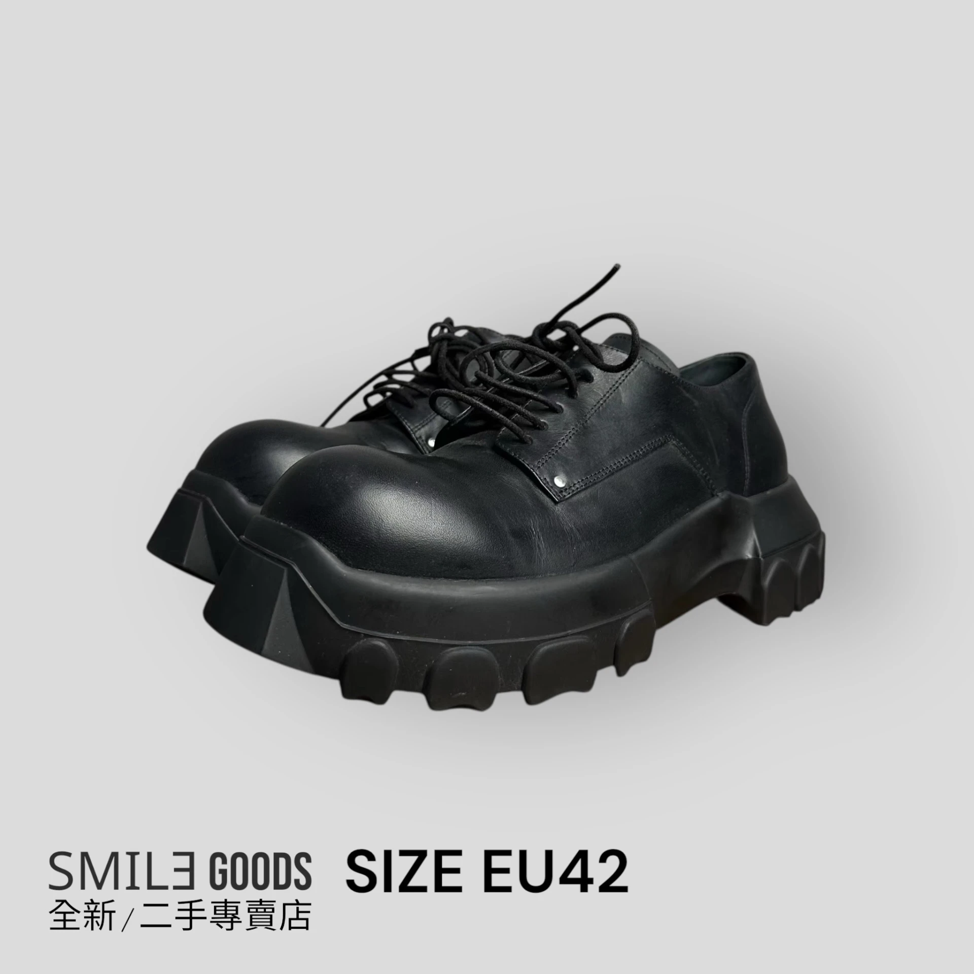 ［SMILE]Rick Owens RO 章魚德比鞋
