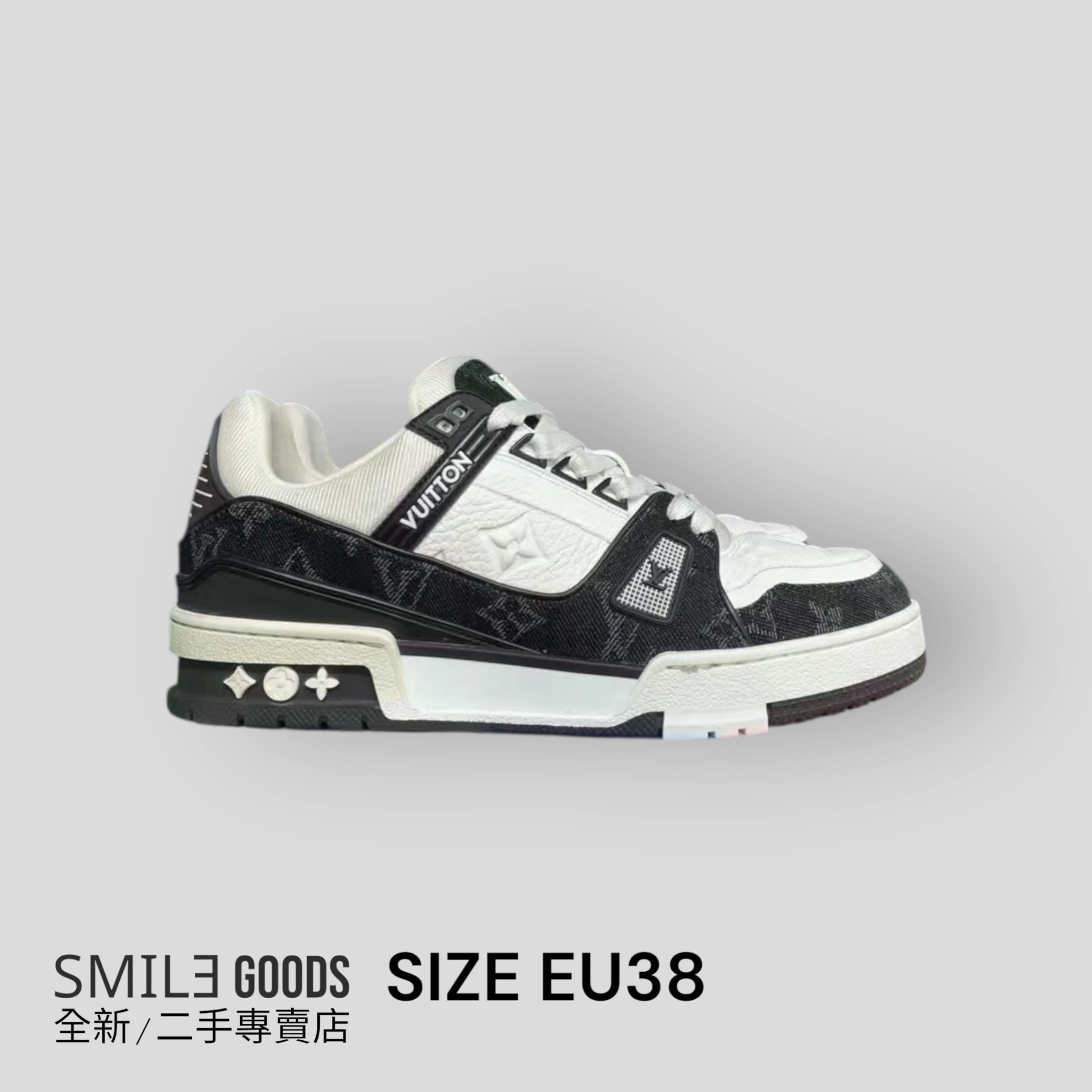 [SMILE] Louis Vuitton trainer熊貓牛仔