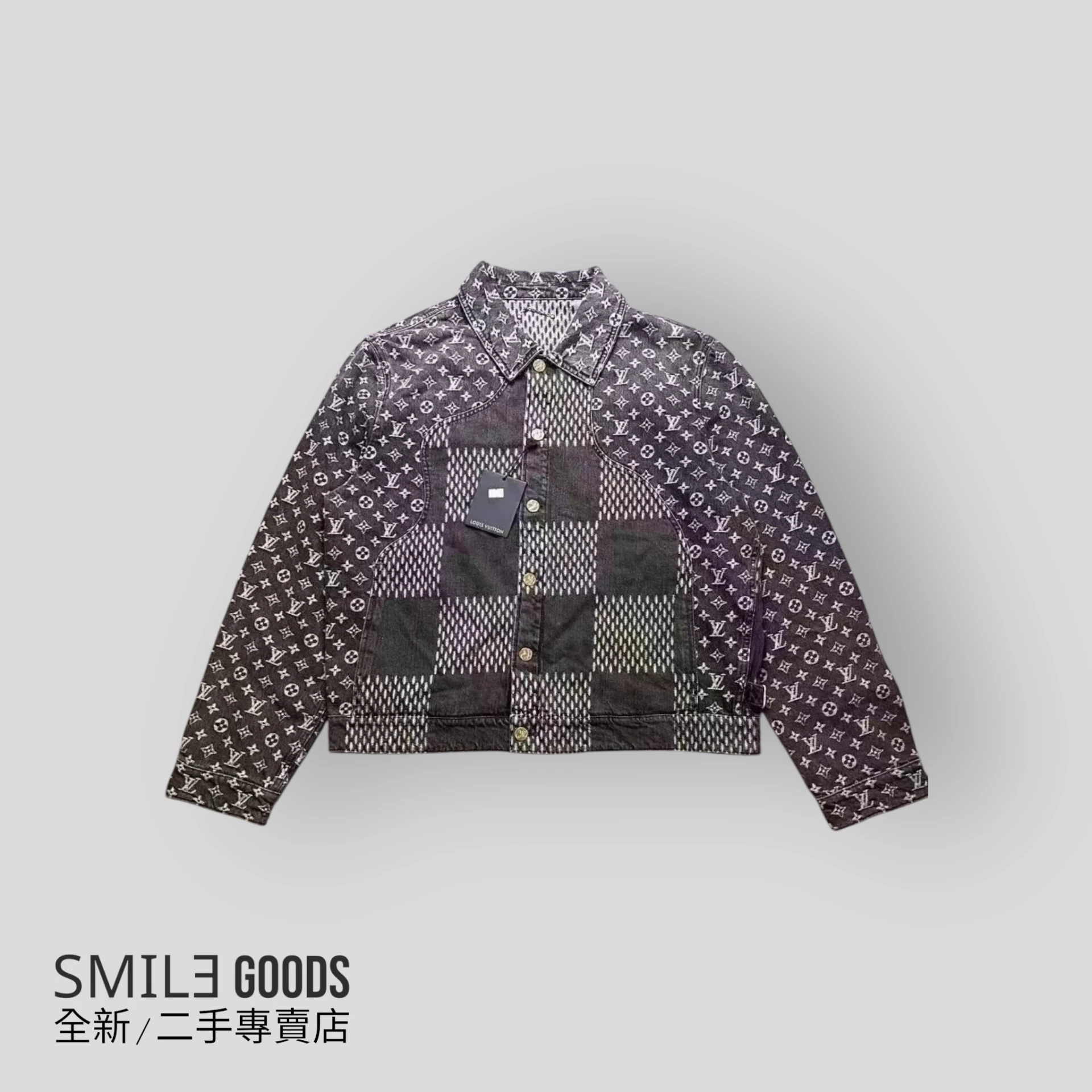 [SMILE] Louis Vuitton Lv nigo 黑色牛仔外套