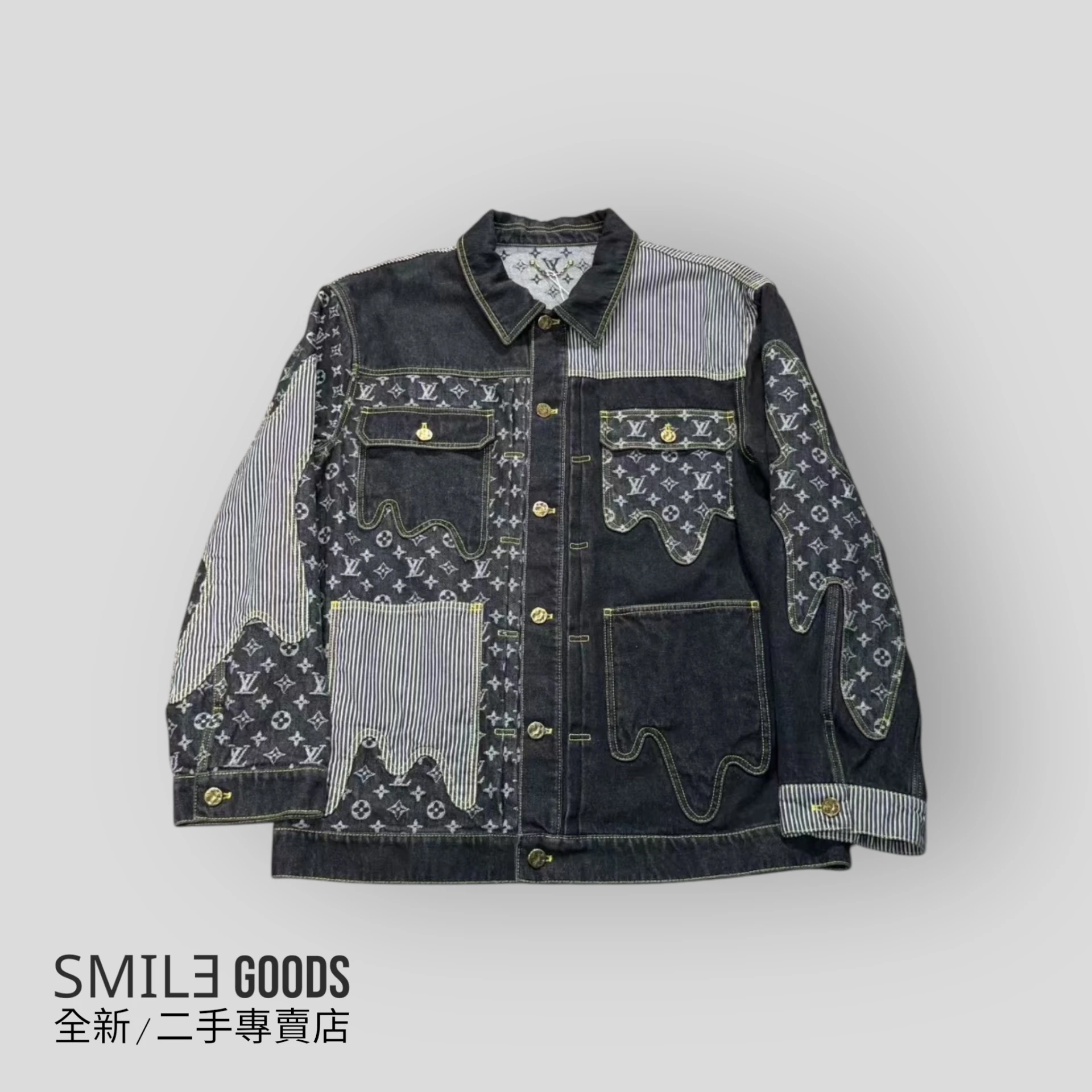 ［SMILE] louis vuitton nigo二代 解構老花牛仔外套
