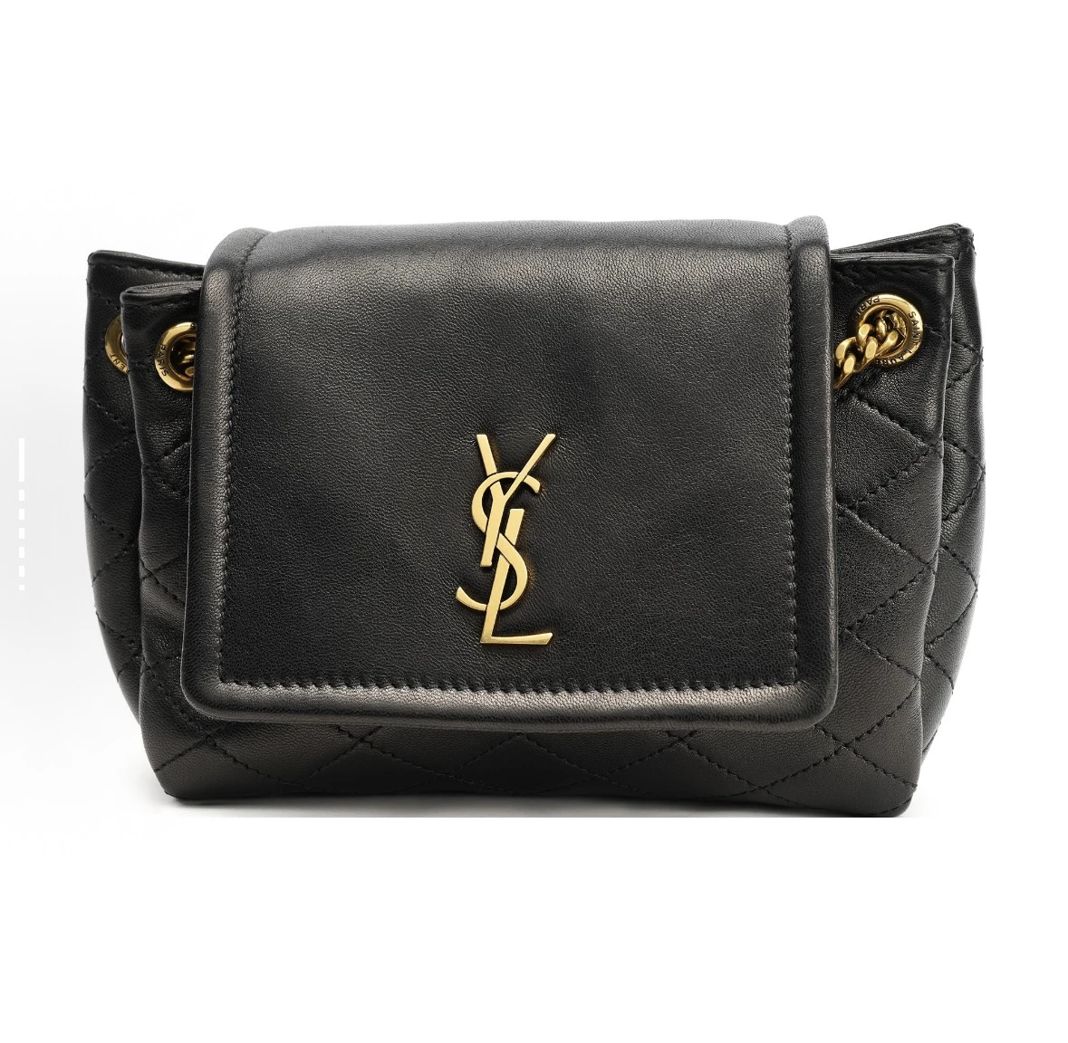 ［SMILE]Saint Laurent YSL nolita 金標斜挎包