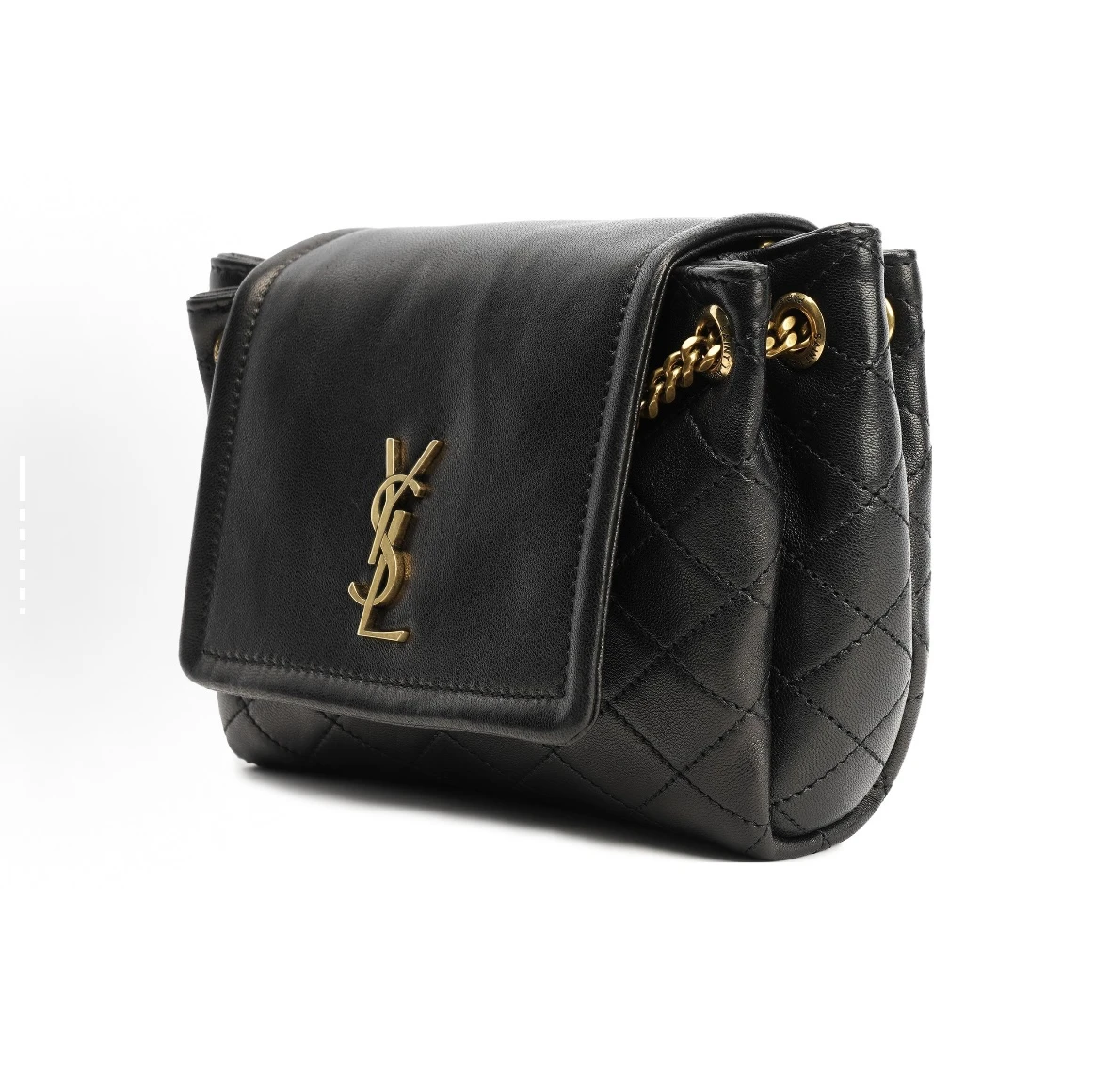 ［SMILE]Saint Laurent YSL nolita 金標斜挎包