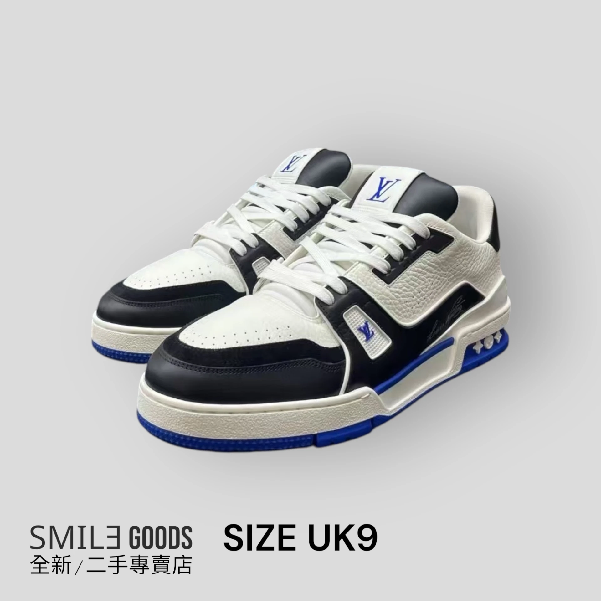 ［SMILE] LOUIS Vuitton trainer 黑藍藤原浩