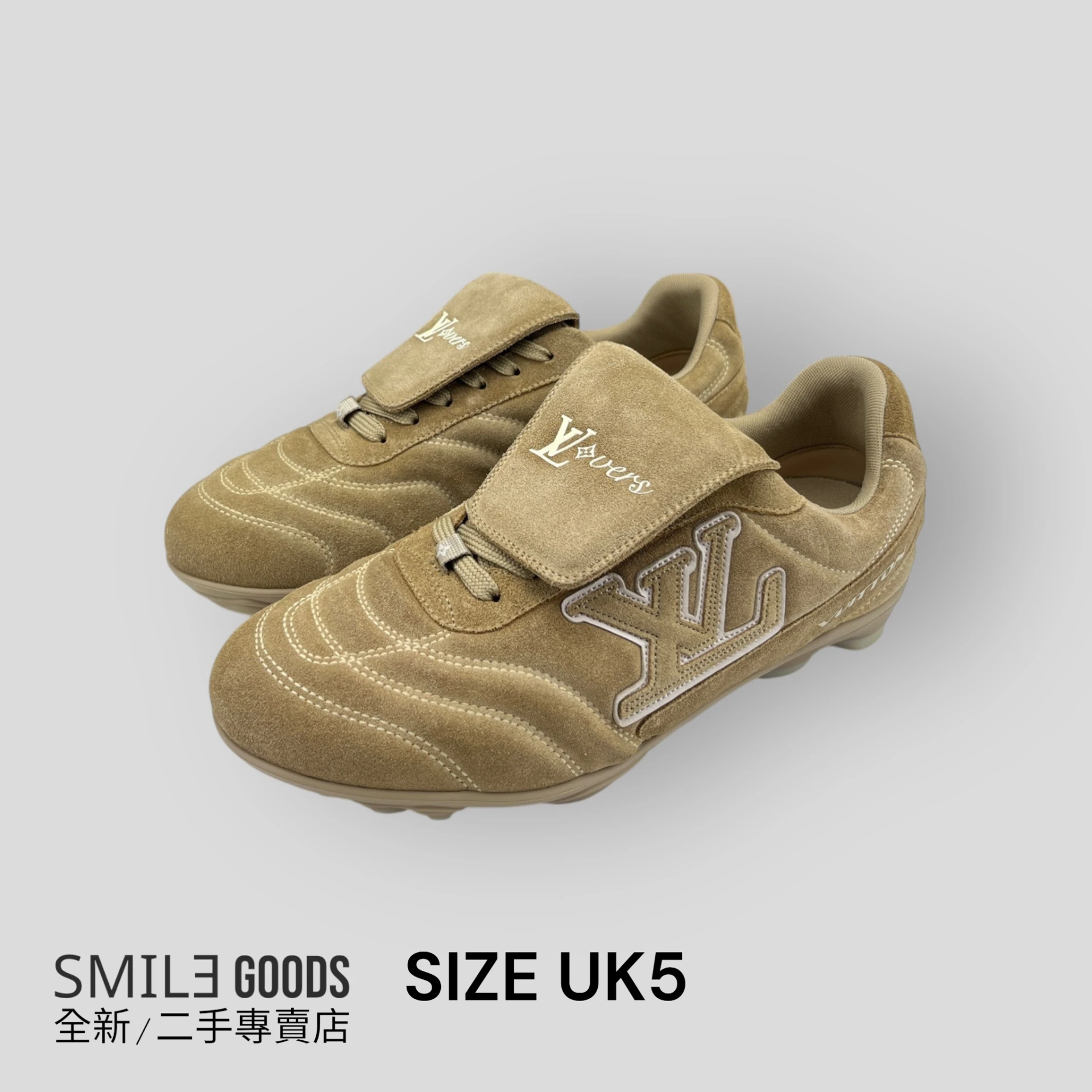[SMILE] Louis vuitton LV Footprint Soccer棕色足球鞋