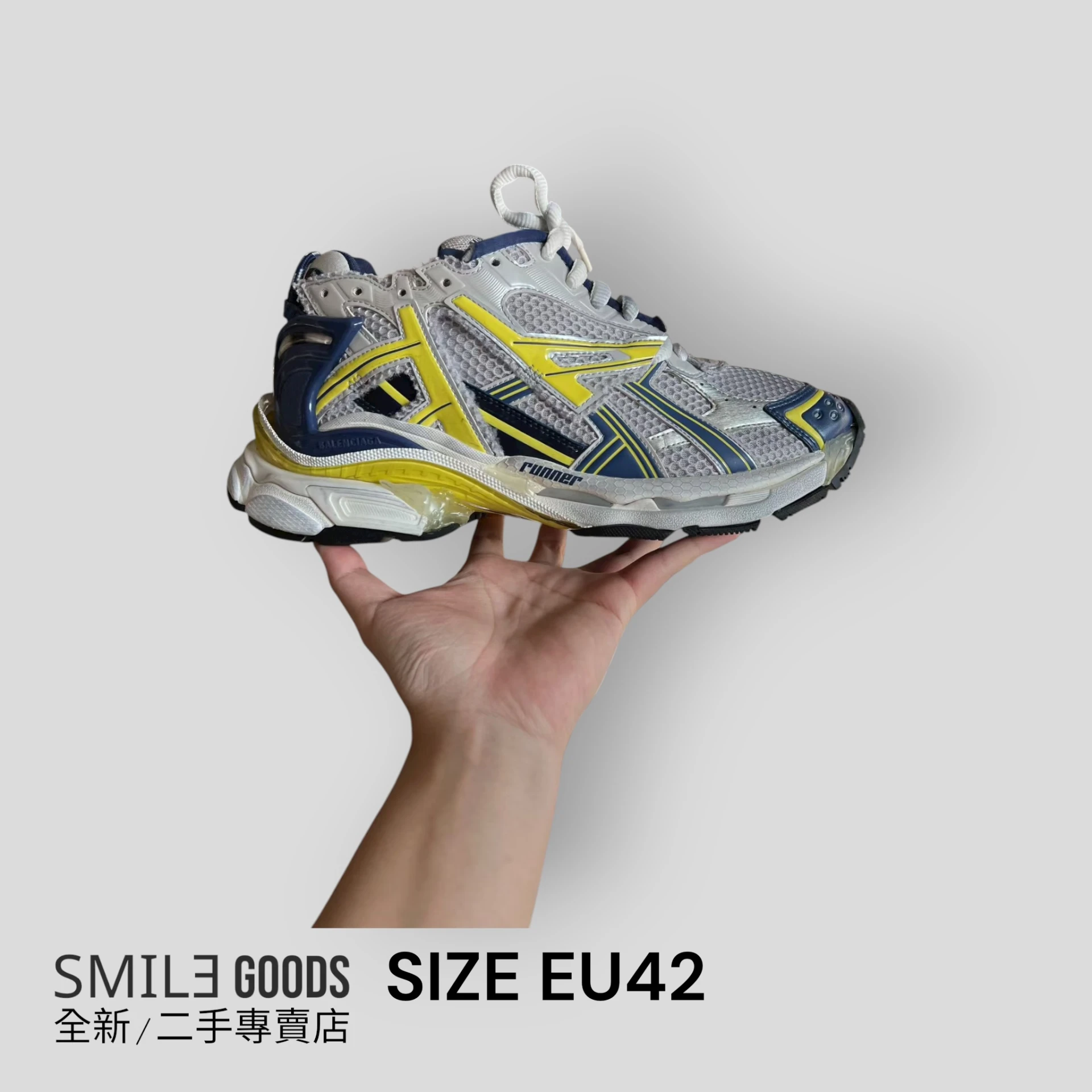 [SMILE]BALENCIAGA 巴黎世家 runner 白藍