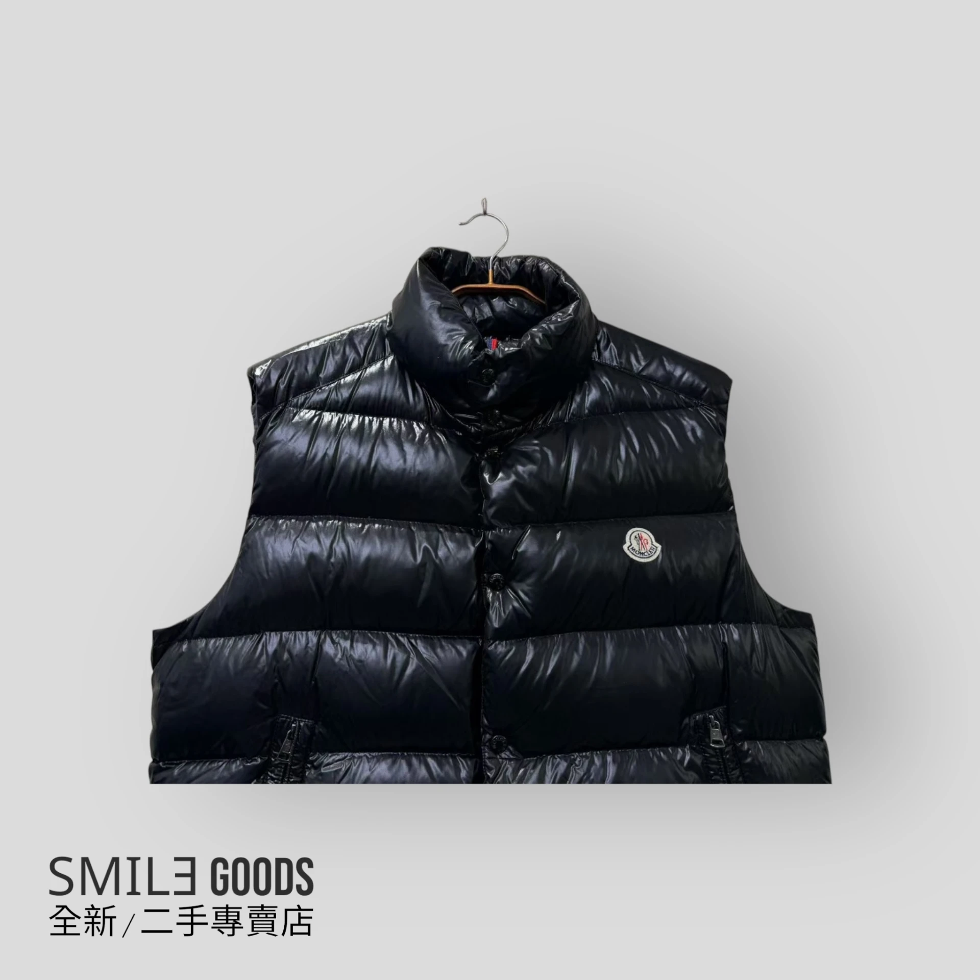 [SMILE]MONCLER TIB 黑色羽絨背心