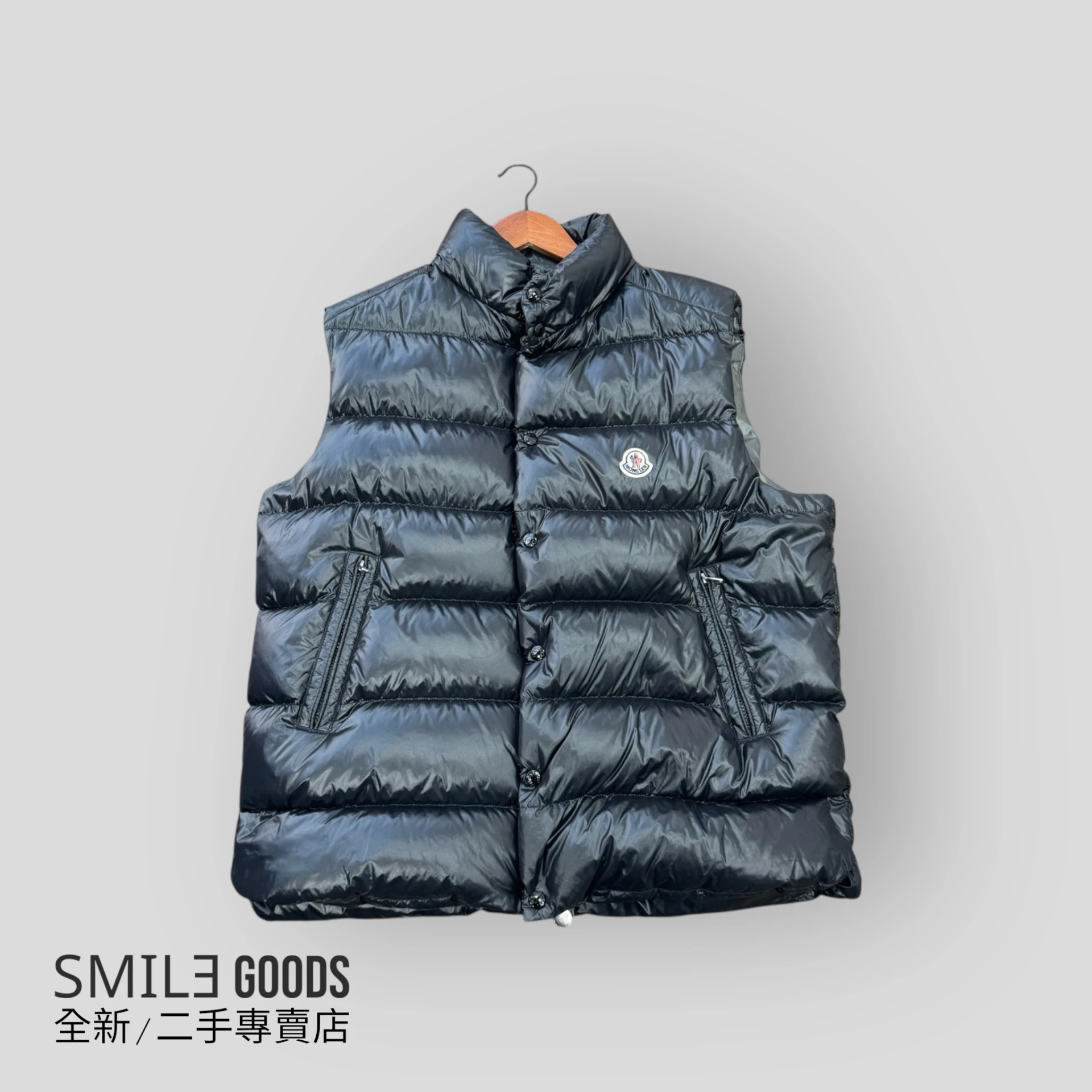 [SMILE]Moncler Tibb羽絨背心 黑