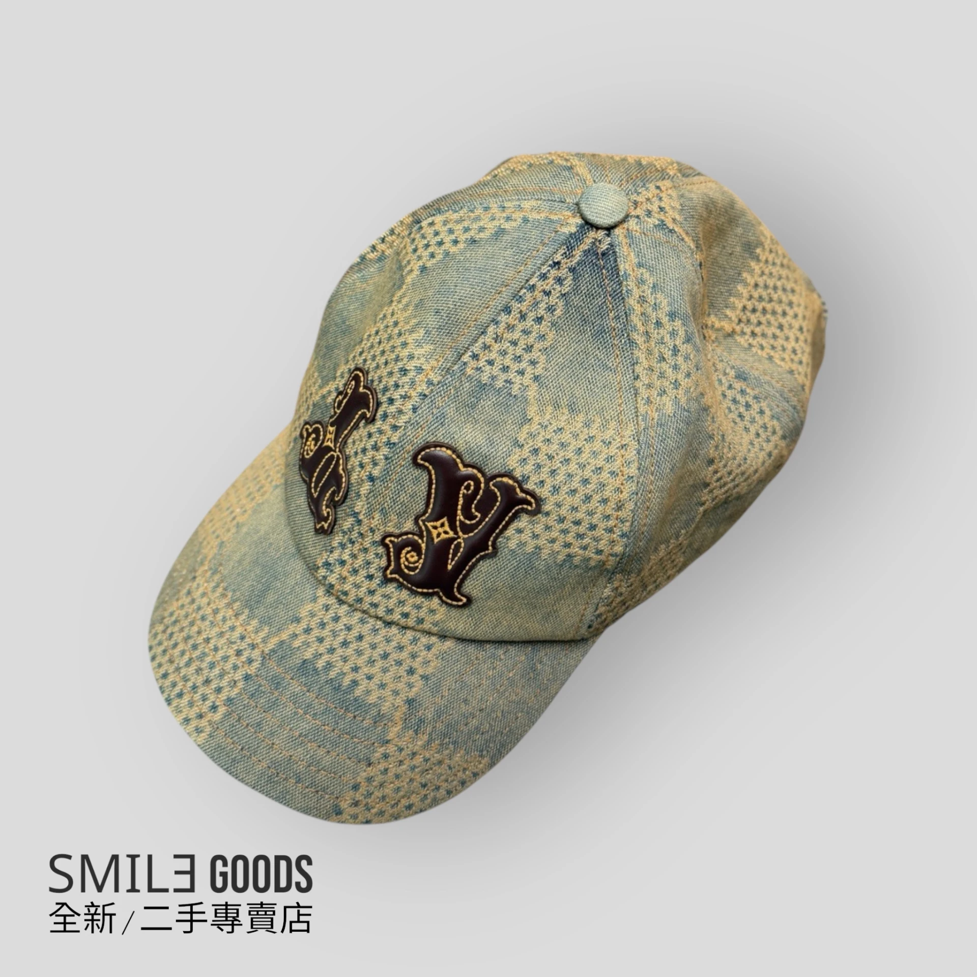 [SMILE]LV Louis Vuitton 25新款 菲董做舊牛仔 鴨舌帽