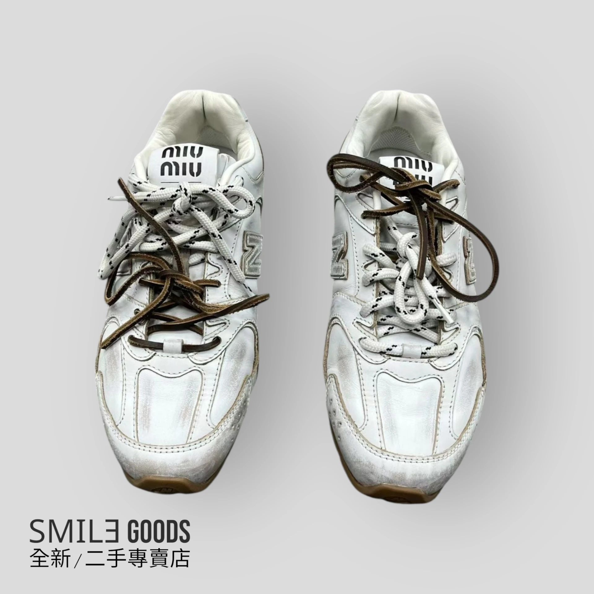 [SMILE]new balance 530 sl miu miu聯名白色