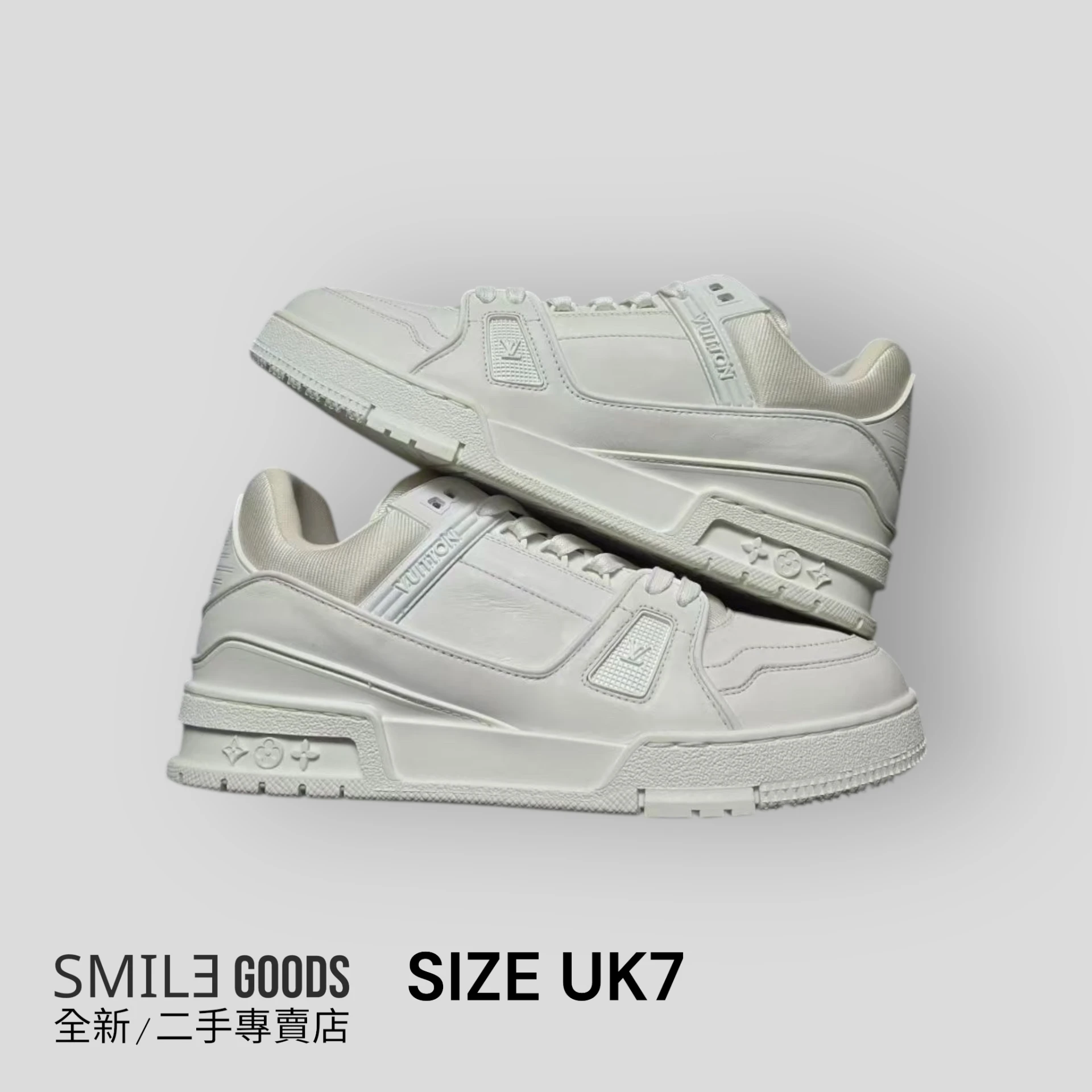 [SMILE]LOUIS VUITTON LV TRAINER 純白