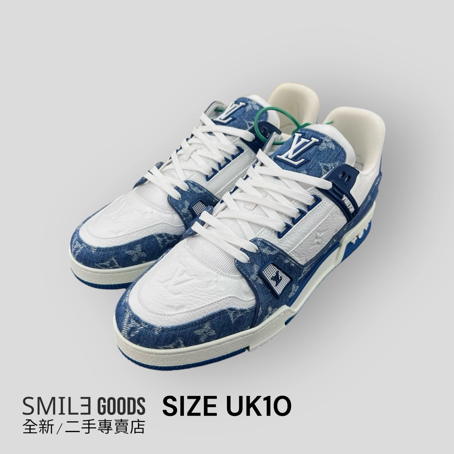 [SMILE] Louis Vuitton lv trainer 白藍牛仔