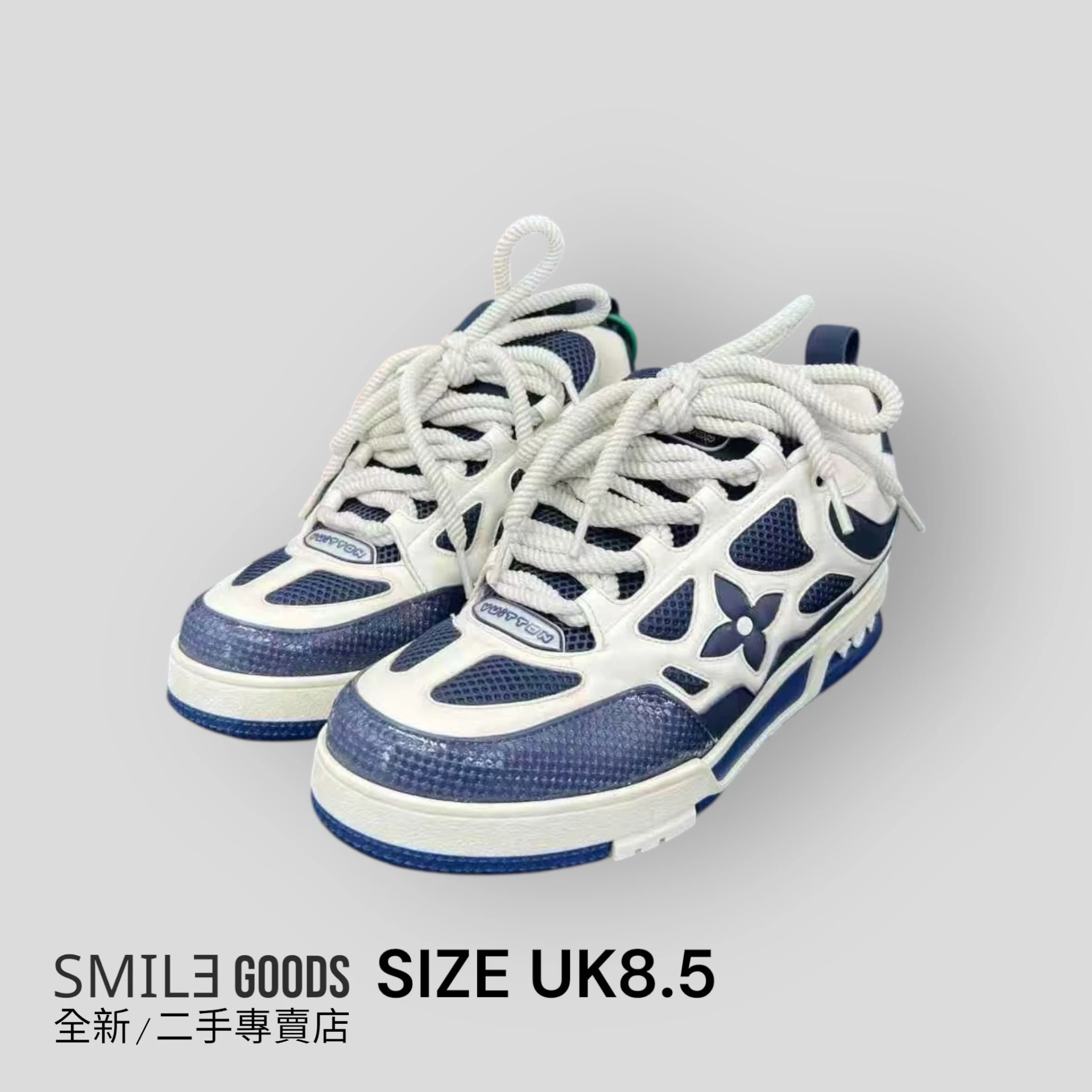 [SMILE]Louis Vuitton lv skate 藍白