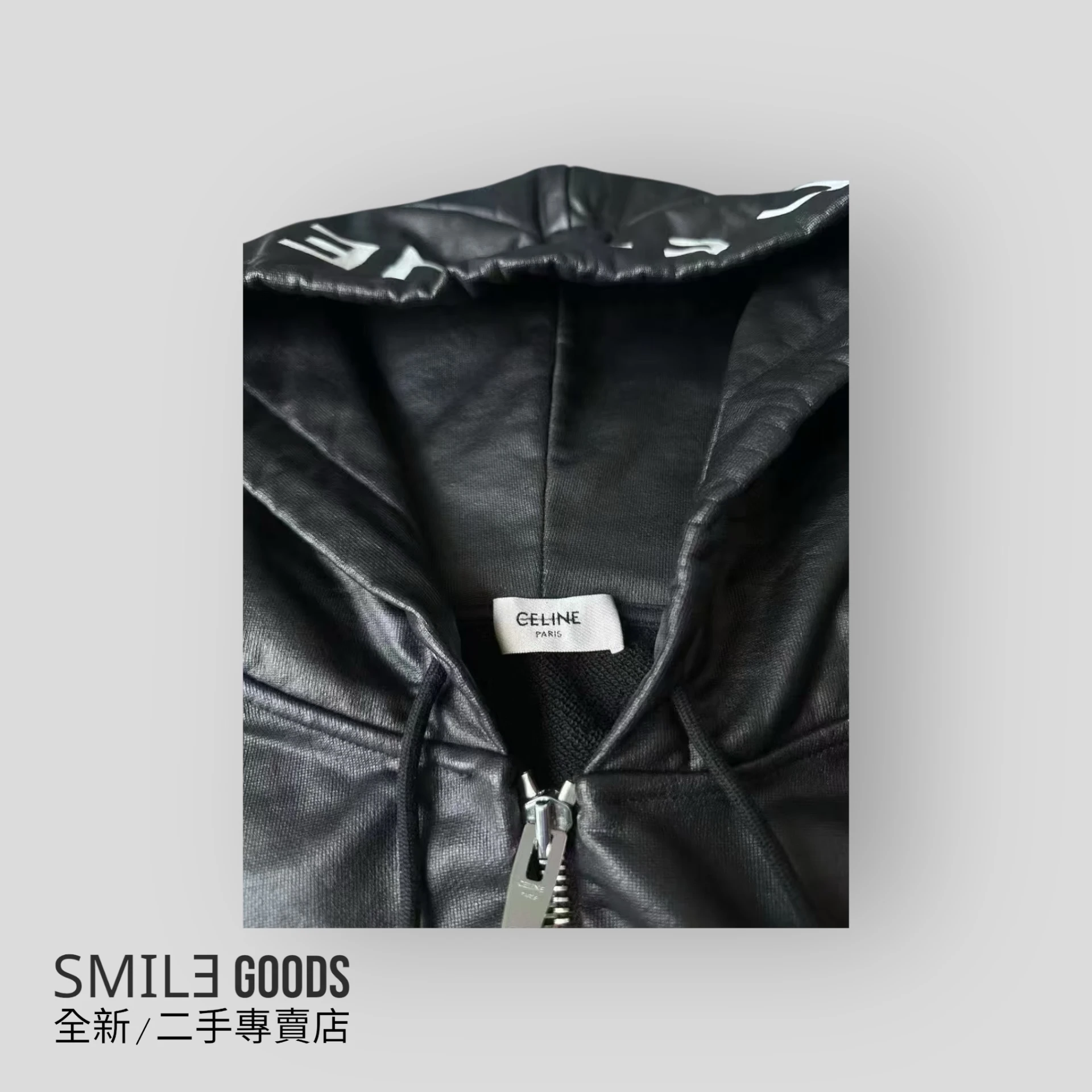 [SMILE] celine 帽子字母logo衝鋒衣
