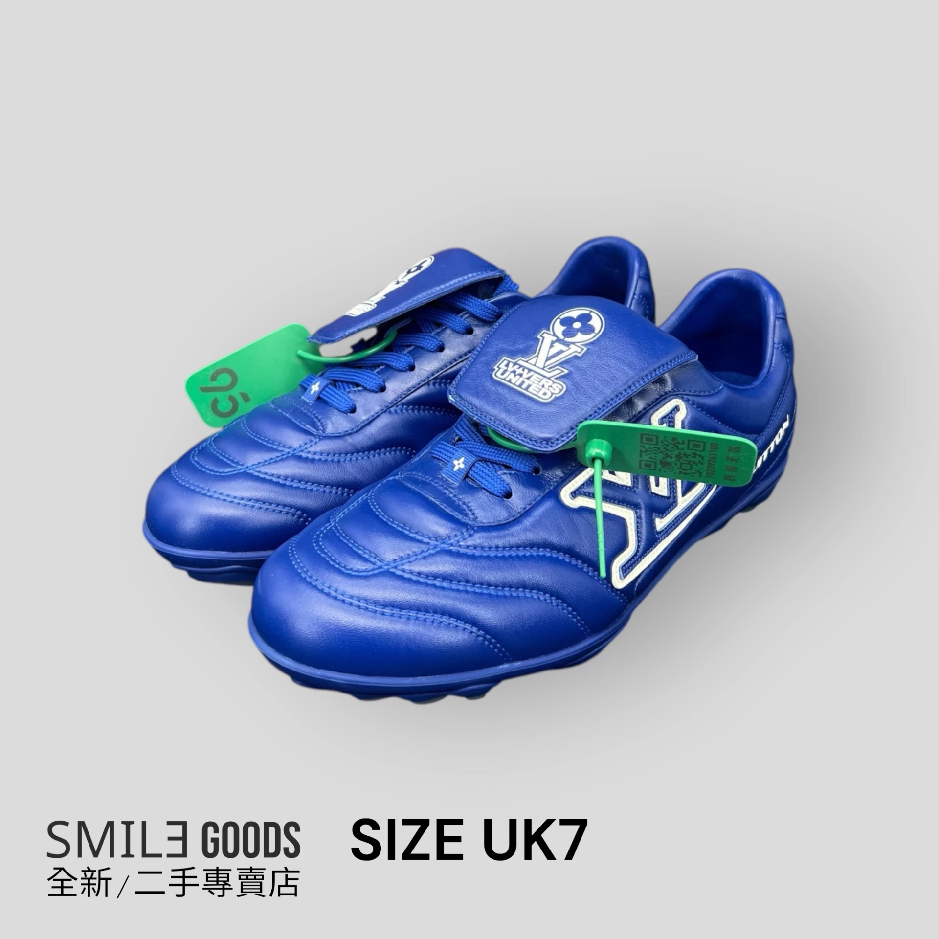 [SMILE] Louis Vuittonlv footprint 25s 藍 足球鞋