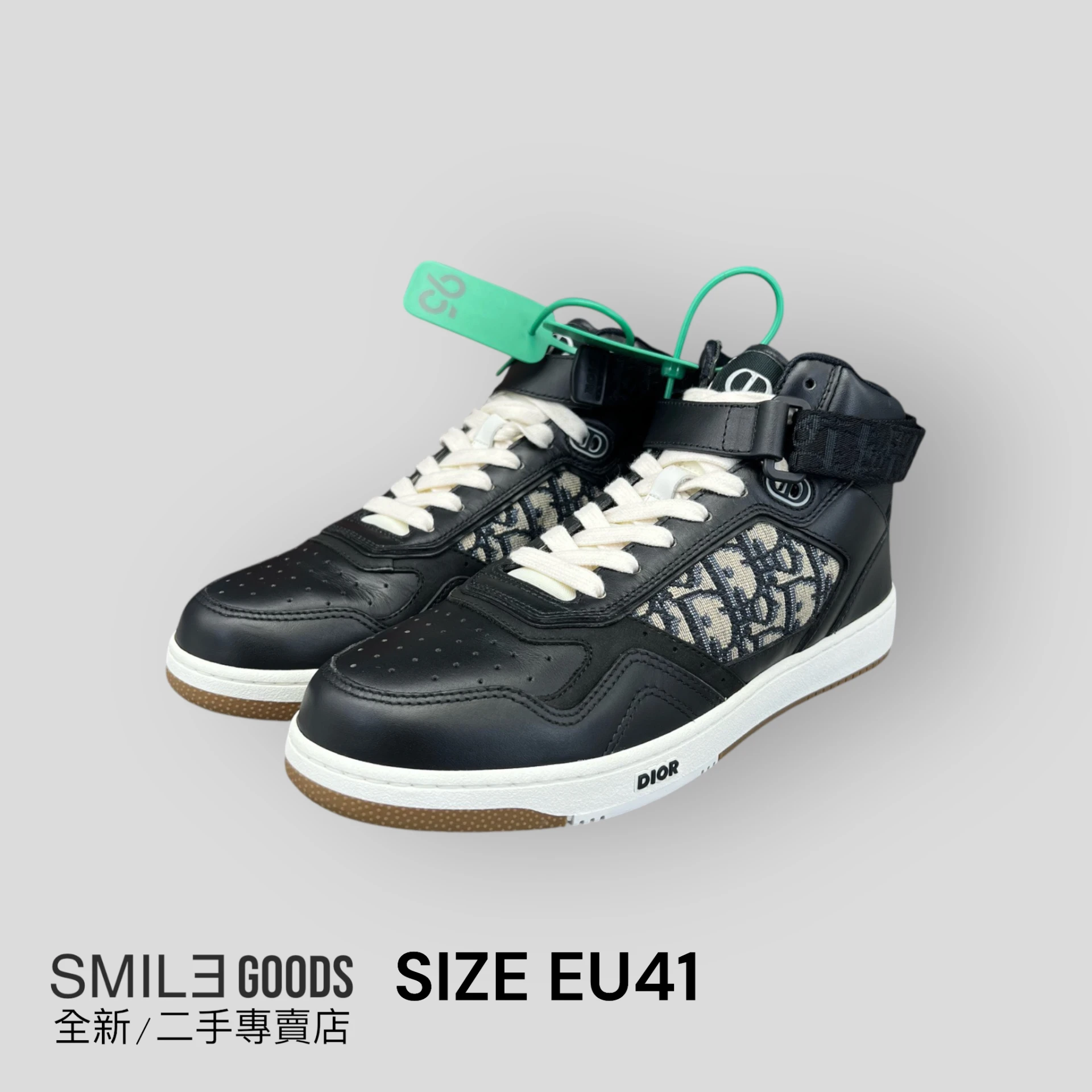 [SMILE] dior b27 黑白高筒板鞋
