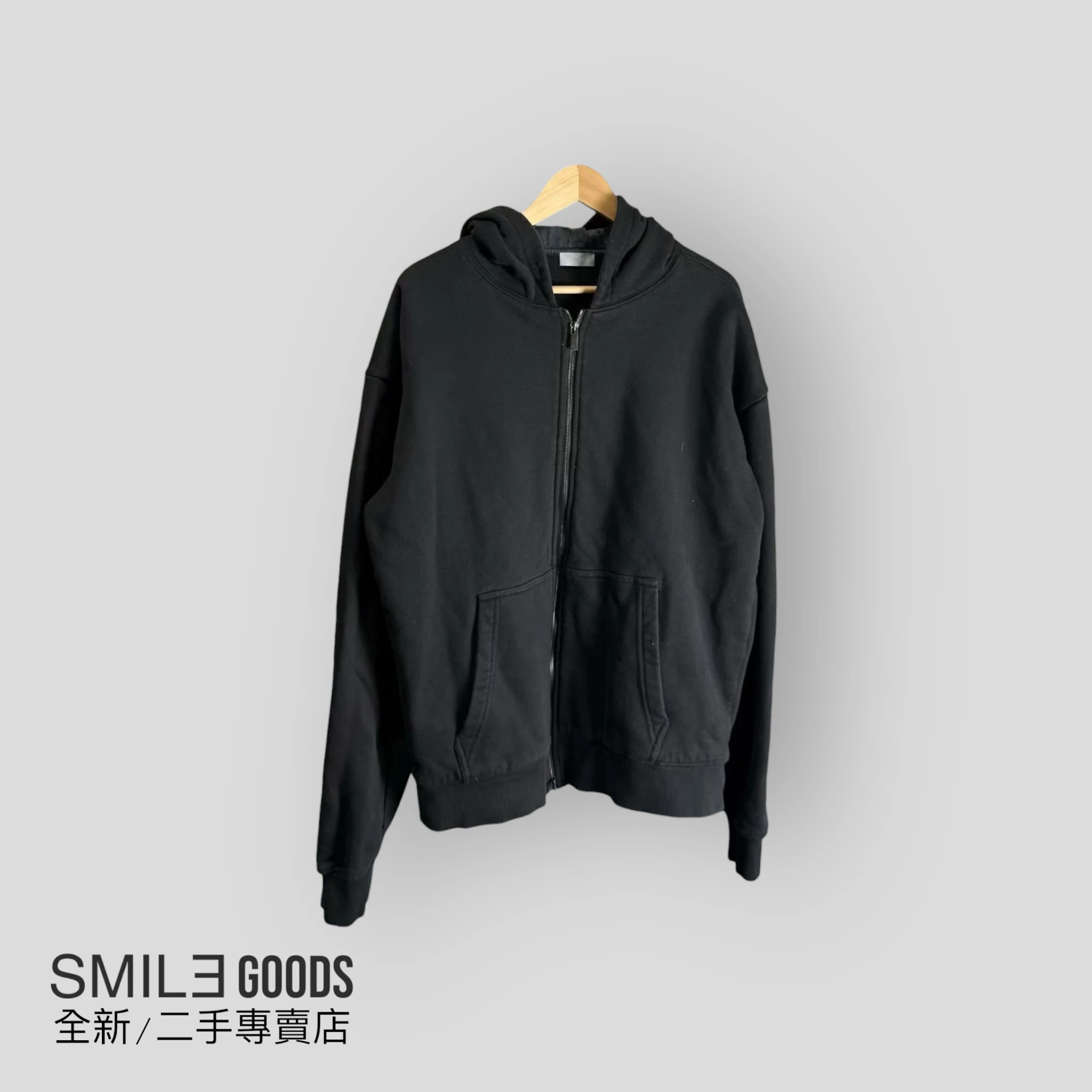 [SMILE]Dior黑色內裡 滿logo拉鍊帽衫